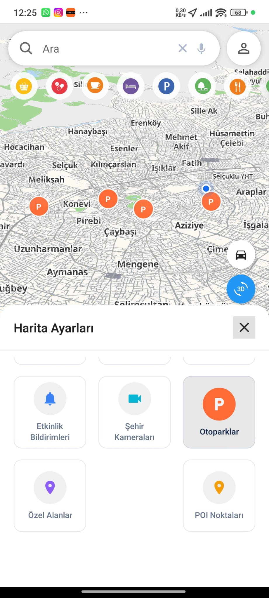 Otopark Katmanı