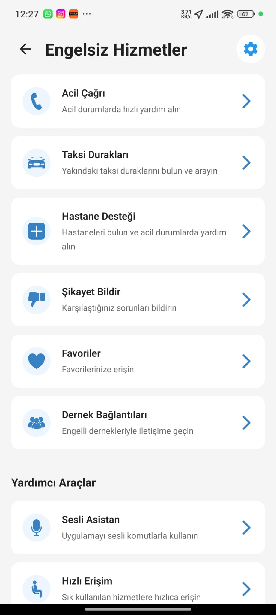 Erişilebilir Hizmetler